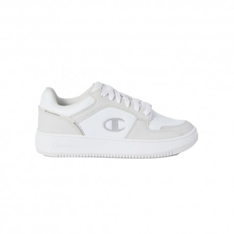 Champion Rd18 2.0 Low G Gs Bianco Argento - Sneakers Bambino