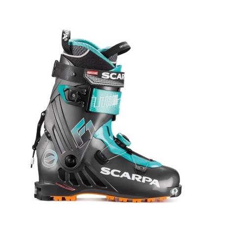 Scarpa F1 NEW Antracite Lagoon - Scarponi Sci Alpinismo Donna