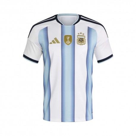 Adidas Maglia Maniche Corte Home Argentina Bianco Azzurro Uomo