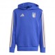 Adidas Felpa Zip E Cappuccio Italia Culture Dna Blu Bambino