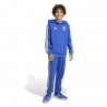 Adidas Felpa Zip E Cappuccio Italia Culture Dna Blu Bambino