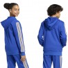 Adidas Felpa Zip E Cappuccio Italia Culture Dna Blu Bambino
