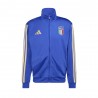 Adidas Felpa Con Zip Italia Culture Dna Blu Uomo