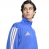 Adidas Felpa Con Zip Italia Culture Dna Blu Uomo
