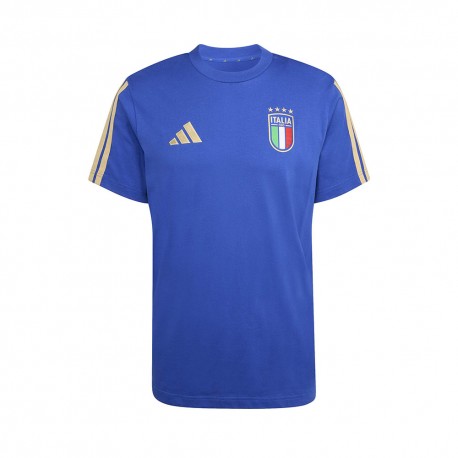 Adidas T-Shirt Italia Culture Dna Performance Blu Uomo
