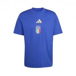 Adidas T-Shirt Italia Culture Dna Blu Uomo