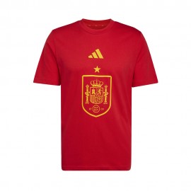 Adidas T-Shirt Cotton Tee Dna Spagna Rosso Uomo