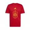Adidas T-Shirt Cotton Tee Dna Spagna Rosso Uomo