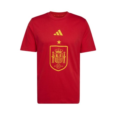 Adidas T-Shirt Cotton Tee Dna Spagna Rosso Uomo
