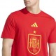 Adidas T-Shirt Cotton Tee Dna Spagna Rosso Uomo