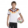 Adidas Maglia Maniche Corte Home Germania Bianco Bambino