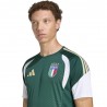 Adidas T-Shirt Italia Training Verde Uomo