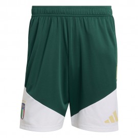 Adidas Pantaloncini Calcio Italia Training Verde Uomo