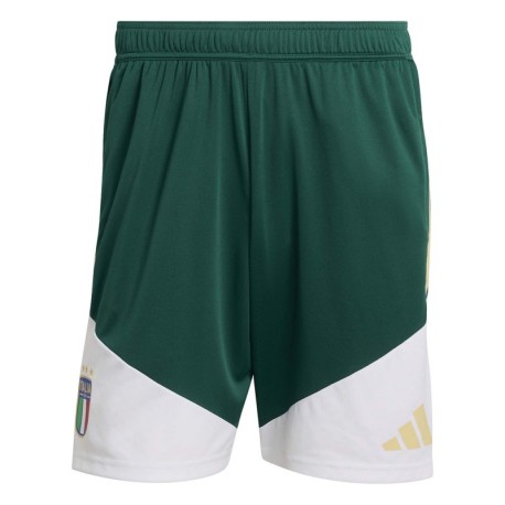 Adidas Pantaloncini Calcio Italia Training Verde Uomo
