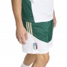 Adidas Pantaloncini Calcio Italia Training Verde Uomo