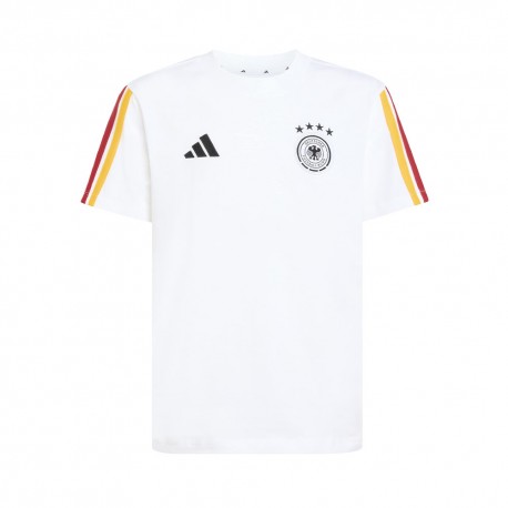 Adidas T-Shirt Cotton Tee Dna Germania Bianco Bambino