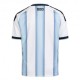 Adidas Maglia Maniche Corte Home Argentina Bianco Azzurro Bambino