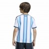 Adidas Maglia Maniche Corte Home Argentina Bianco Azzurro Bambino