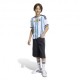 Adidas Maglia Maniche Corte Home Argentina Bianco Azzurro Bambino