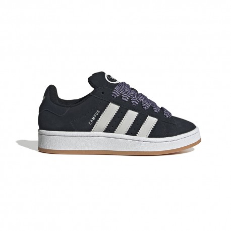 Adidas Originals Campus 00S Gs Lace Color Nero Bianco - Sneakers Bambino