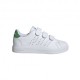 Adidas Advantage Base 2.0 Cf C Ps Bianco Verde - Sneakers Bambino