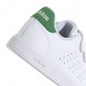 Adidas Advantage Base 2.0 Cf C Ps Bianco Verde - Sneakers Bambino