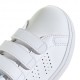 Adidas Advantage Base 2.0 Cf C Ps Bianco Verde - Sneakers Bambino