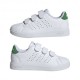 Adidas Advantage Base 2.0 Cf C Ps Bianco Verde - Sneakers Bambino