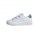 Adidas Advantage Base 2.0 Cf C Ps Bianco Verde - Sneakers Bambino
