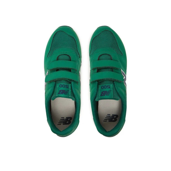 New Balance 500 Gs Verde Blu - Sneakers Bambino