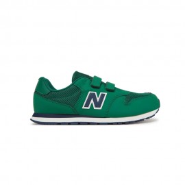 New Balance 500 Gs Verde Blu - Sneakers Bambino