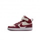 Nike Court Borough Mid 2 Ps Perla Rosso - Sneakers Bambino