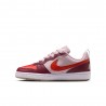 Nike Court Borough Low Recraft Gs Rosa Rosso - Sneakers Bambino