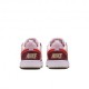 Nike Court Borough Low Recraft Gs Rosa Rosso - Sneakers Bambino