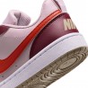 Nike Court Borough Low Recraft Gs Rosa Rosso - Sneakers Bambino