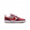 Nike Court Borough Low Recraft Gs Rosa Rosso - Sneakers Bambino