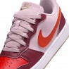 Nike Court Borough Low Recraft Gs Rosa Rosso - Sneakers Bambino