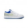 Nike Jr Air Jordan 1 Low School Gs Bianco Rosso - Sneakers Bambino
