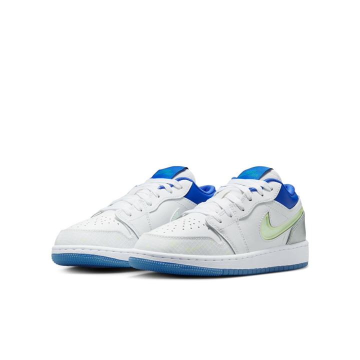 Nike Jr Air Jordan 1 Low School Gs Bianco Rosso - Sneakers Bambino