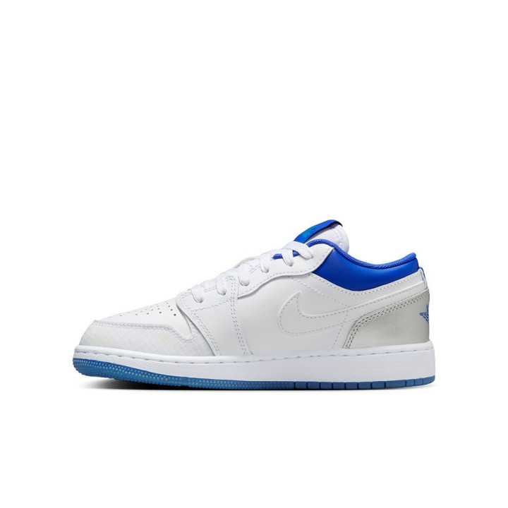Nike Jr Air Jordan 1 Low School Gs Bianco Rosso - Sneakers Bambino