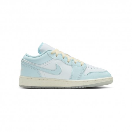 Nike Air Jordan 1 Low Se Gs Blu Bianco - Sneakers Bambino