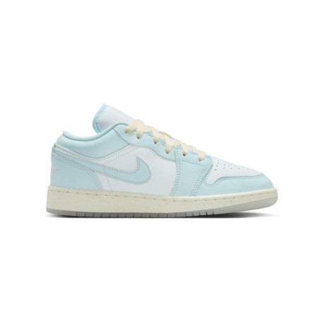 Nike Air Jordan 1 Low Se Gs Blu Bianco - Sneakers Bambino