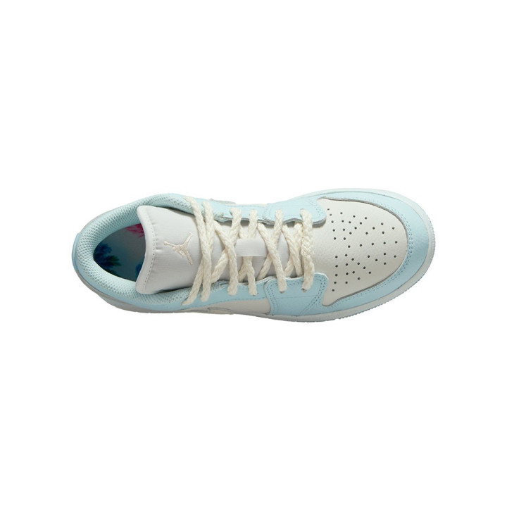 Nike Air Jordan 1 Low Se Gs Blu Bianco - Sneakers Bambino