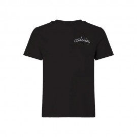 Calvin Klein T-Shirt Logo Nero Donna