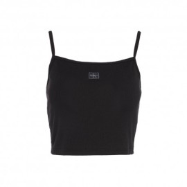 Calvin Klein Top Logo Nero Donna
