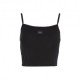 Calvin Klein Top Logo Nero Donna
