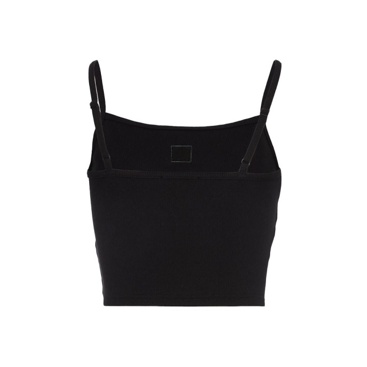 Calvin Klein Top Logo Nero Donna