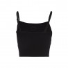 Calvin Klein Top Logo Nero Donna