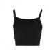 Calvin Klein Top Logo Nero Donna