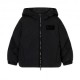 Ea7 Jacket Puffy Logo Back Nero Bambino